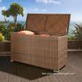 Luxury Outdoor Garden Brown Rattan Storage Box